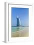 Burj Al Arab Hotel, Iconic Dubai Landmark, Jumeirah Beach, Dubai, United Arab Emirates, Middle East-Fraser Hall-Framed Photographic Print