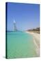 Burj Al Arab Hotel, Iconic Dubai Landmark, Jumeirah Beach, Dubai, United Arab Emirates, Middle East-Fraser Hall-Stretched Canvas