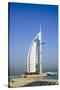 Burj Al Arab Hotel, Iconic Dubai Landmark, Jumeirah Beach, Dubai, United Arab Emirates, Middle East-Fraser Hall-Stretched Canvas