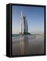 Burj Al Arab Hotel, Jumeirah Beach, Dubai, United Arab Emirates, Middle East-Amanda Hall-Framed Stretched Canvas