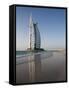 Burj Al Arab Hotel, Jumeirah Beach, Dubai, United Arab Emirates, Middle East-Amanda Hall-Framed Stretched Canvas