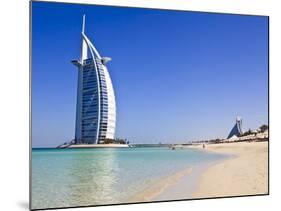 Burj Al Arab Hotel, Jumeirah Beach, Dubai, United Arab Emirates, Middle East-Amanda Hall-Mounted Photographic Print
