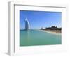 Burj Al Arab Hotel, Jumeirah Beach, Dubai, United Arab Emirates, Middle East-Amanda Hall-Framed Photographic Print