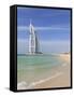 Burj Al Arab Hotel, Jumeirah Beach, Dubai, United Arab Emirates, Middle East-Amanda Hall-Framed Stretched Canvas