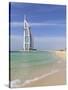 Burj Al Arab Hotel, Jumeirah Beach, Dubai, United Arab Emirates, Middle East-Amanda Hall-Stretched Canvas