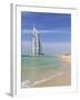 Burj Al Arab Hotel, Jumeirah Beach, Dubai, United Arab Emirates, Middle East-Amanda Hall-Framed Photographic Print