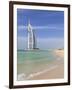 Burj Al Arab Hotel, Jumeirah Beach, Dubai, United Arab Emirates, Middle East-Amanda Hall-Framed Photographic Print