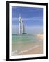 Burj Al Arab Hotel, Jumeirah Beach, Dubai, United Arab Emirates, Middle East-Amanda Hall-Framed Photographic Print