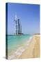 Burj Al Arab Hotel, Jumeirah Beach, Dubai, United Arab Emirates, Middle East-Amanda Hall-Stretched Canvas