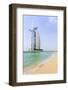 Burj Al Arab Hotel, Jumeirah Beach, Dubai, United Arab Emirates, Middle East-Amanda Hall-Framed Photographic Print