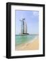 Burj Al Arab Hotel, Jumeirah Beach, Dubai, United Arab Emirates, Middle East-Amanda Hall-Framed Photographic Print