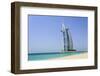 Burj Al Arab Hotel, Jumeirah Beach, Dubai, United Arab Emirates, Middle East-Amanda Hall-Framed Photographic Print