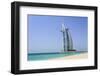 Burj Al Arab Hotel, Jumeirah Beach, Dubai, United Arab Emirates, Middle East-Amanda Hall-Framed Photographic Print