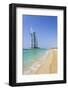 Burj Al Arab Hotel, Jumeirah Beach, Dubai, United Arab Emirates, Middle East-Amanda Hall-Framed Photographic Print