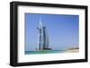 Burj Al Arab Hotel, Jumeirah Beach, Dubai, United Arab Emirates, Middle East-Amanda Hall-Framed Photographic Print