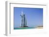 Burj Al Arab Hotel, Jumeirah Beach, Dubai, United Arab Emirates, Middle East-Amanda Hall-Framed Photographic Print