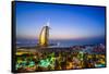 Burj Al Arab, Jumeirah Beach, Dubai, United Arab Emirates, Middle East-Fraser Hall-Framed Stretched Canvas