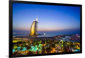 Burj Al Arab, Jumeirah Beach, Dubai, United Arab Emirates, Middle East-Fraser Hall-Framed Photographic Print