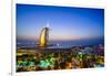Burj Al Arab, Jumeirah Beach, Dubai, United Arab Emirates, Middle East-Fraser Hall-Framed Premium Photographic Print
