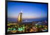 Burj Al Arab, Jumeirah Beach, Dubai, United Arab Emirates, Middle East-Fraser Hall-Framed Premium Photographic Print