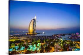 Burj Al Arab, Jumeirah Beach, Dubai, United Arab Emirates, Middle East-Fraser Hall-Stretched Canvas