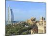 Burj Al Arab, Seen From the Madinat Jumeirah Hotel, Jumeirah Beach, Dubai, Uae-Amanda Hall-Mounted Photographic Print