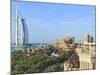 Burj Al Arab, Seen From the Madinat Jumeirah Hotel, Jumeirah Beach, Dubai, Uae-Amanda Hall-Mounted Photographic Print