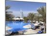 Burj Al Arab Seen From the Swimming Pool of the Madinat Jumeirah Hotel, Jumeirah Beach, Dubai, Uae-Amanda Hall-Mounted Photographic Print