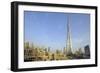 Burj Khalifa and City Skyline, Downtown, Dubai, United Arab Emirates, Middle East-Amanda Hall-Framed Photographic Print