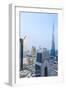 Burj Khalifa and City Skyline, Downtown, Dubai, United Arab Emirates, Middle East-Amanda Hall-Framed Photographic Print