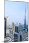 Burj Khalifa and City Skyline, Downtown, Dubai, United Arab Emirates, Middle East-Amanda Hall-Mounted Photographic Print