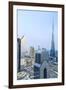 Burj Khalifa and City Skyline, Downtown, Dubai, United Arab Emirates, Middle East-Amanda Hall-Framed Photographic Print