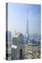 Burj Khalifa and City Skyline, Downtown, Dubai, United Arab Emirates, Middle East-Amanda Hall-Stretched Canvas