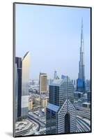 Burj Khalifa and City Skyline, Downtown, Dubai, United Arab Emirates, Middle East-Amanda Hall-Mounted Photographic Print