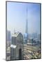 Burj Khalifa and City Skyline, Downtown, Dubai, United Arab Emirates, Middle East-Amanda Hall-Mounted Photographic Print