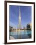 Burj Khalifa and Dubai Mall, Downtown, Dubai, United Arab Emirates, Middle East-null-Framed Photographic Print