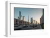 Burj Khalifa and Sheikh Zayed Road, Downtown, Dubai, United Arab Emirates, Middle East-Ben Pipe-Framed Photographic Print