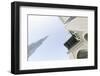 Burj Khalifa and Souk Al Bahar, Downtown Dubai, Dubai, United Arab Emirates, the Middle East-Axel Schmies-Framed Photographic Print