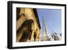 Burj Khalifa and Souk Al Bahar, Dubai, United Arab Emirates, Middle East-Amanda Hall-Framed Photographic Print