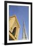 Burj Khalifa and Souk Al Bahar, Dubai, United Arab Emirates, Middle East-Amanda Hall-Framed Photographic Print