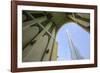 Burj Khalifa and Souk Al Bahar, Dubai, United Arab Emirates, Middle East-Amanda Hall-Framed Photographic Print