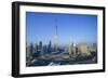 Burj Khalifa and Surrounding Downtown Skyscrapers, Dubai, United Arab Emirates, Middle East-Fraser Hall-Framed Photographic Print