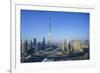 Burj Khalifa and Surrounding Downtown Skyscrapers, Dubai, United Arab Emirates, Middle East-Fraser Hall-Framed Photographic Print