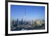 Burj Khalifa and Surrounding Downtown Skyscrapers, Dubai, United Arab Emirates, Middle East-Fraser Hall-Framed Photographic Print