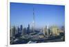 Burj Khalifa and Surrounding Downtown Skyscrapers, Dubai, United Arab Emirates, Middle East-Fraser Hall-Framed Premium Photographic Print