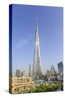 Burj Khalifa, Downtown, Dubai, United Arab Emirates, Middle East-Amanda Hall-Stretched Canvas