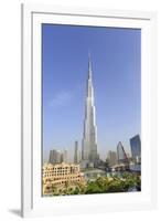 Burj Khalifa, Downtown, Dubai, United Arab Emirates, Middle East-Amanda Hall-Framed Photographic Print