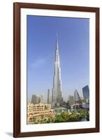 Burj Khalifa, Downtown, Dubai, United Arab Emirates, Middle East-Amanda Hall-Framed Photographic Print