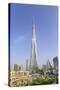 Burj Khalifa, Downtown, Dubai, United Arab Emirates, Middle East-Amanda Hall-Stretched Canvas