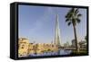 Burj Khalifa, Downtown, Dubai, United Arab Emirates, Middle East-Amanda Hall-Framed Stretched Canvas